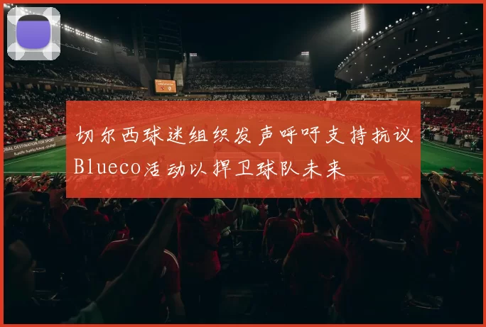 切尔西球迷组织发声呼吁支持抗议Blueco活动以捍卫球队未来